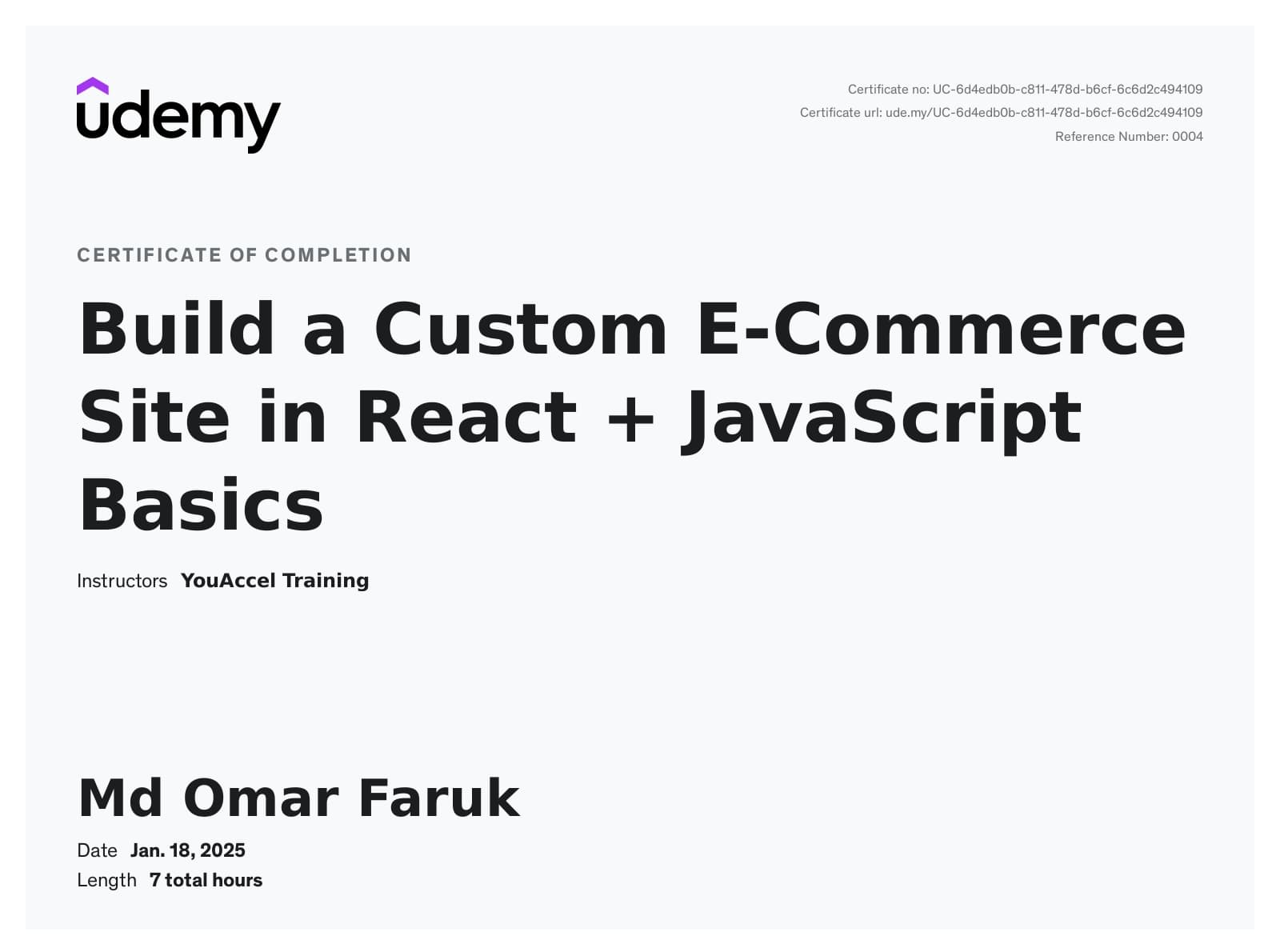 Build a Custom E-Commerce Site in React JavaScript Basics