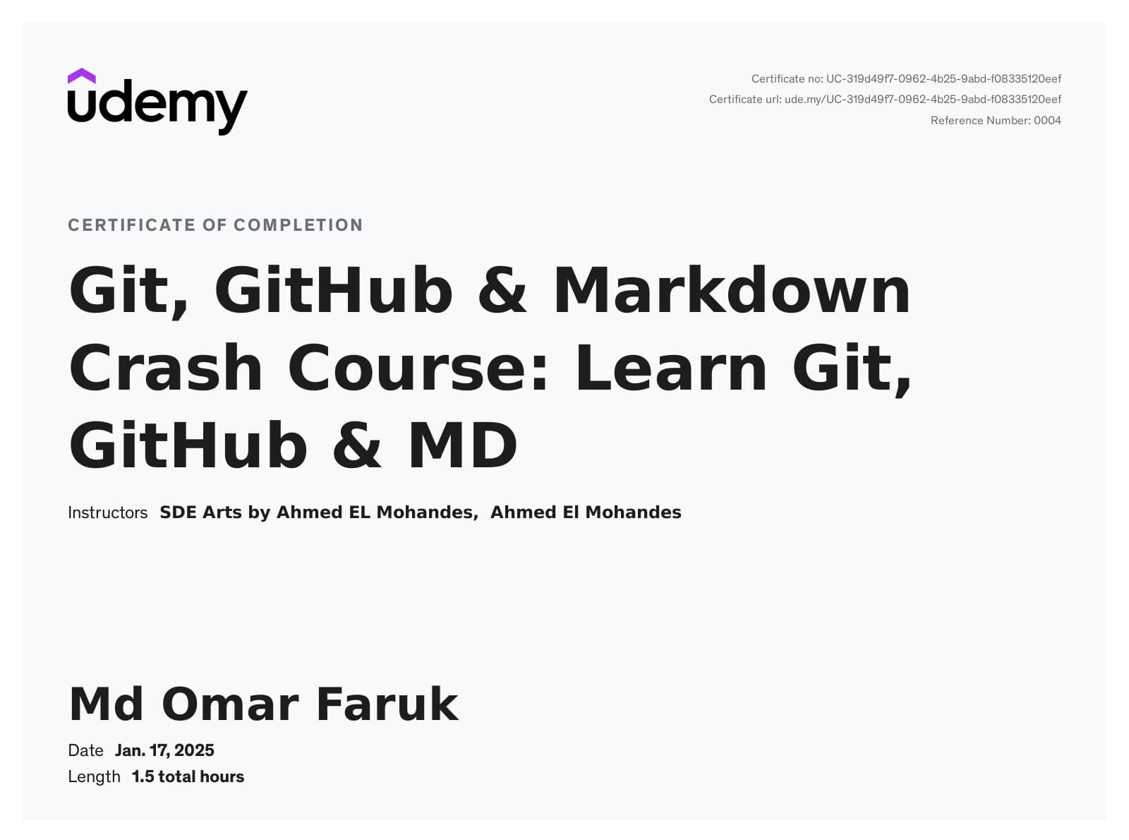Git GitHub Markdown Crash Course Learn Git GitHub MD