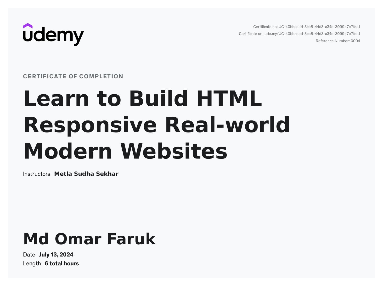 Learn to Build HTML Responsive Real-world Modern Websites