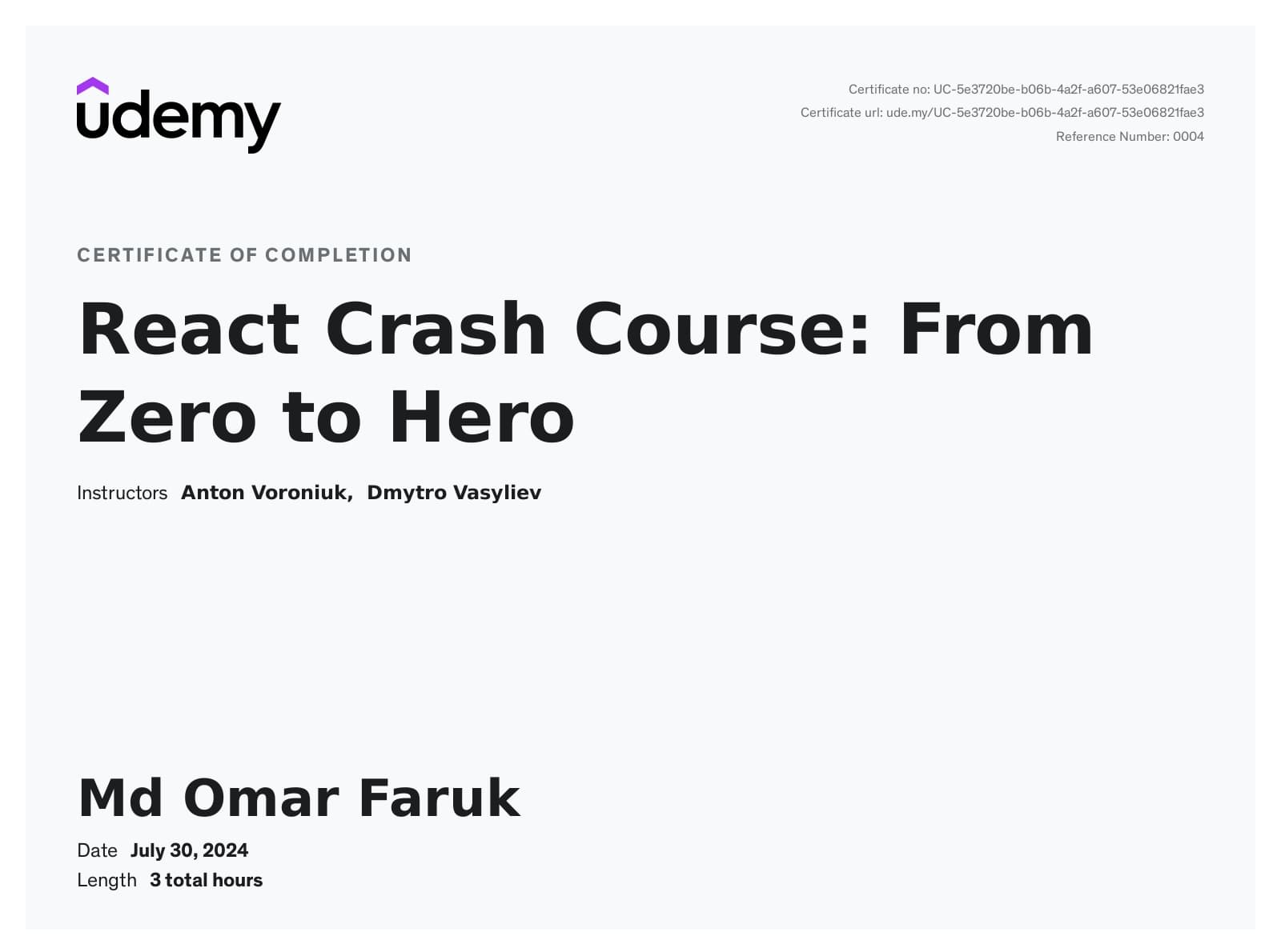 React Crash Course: From Zero to Hero