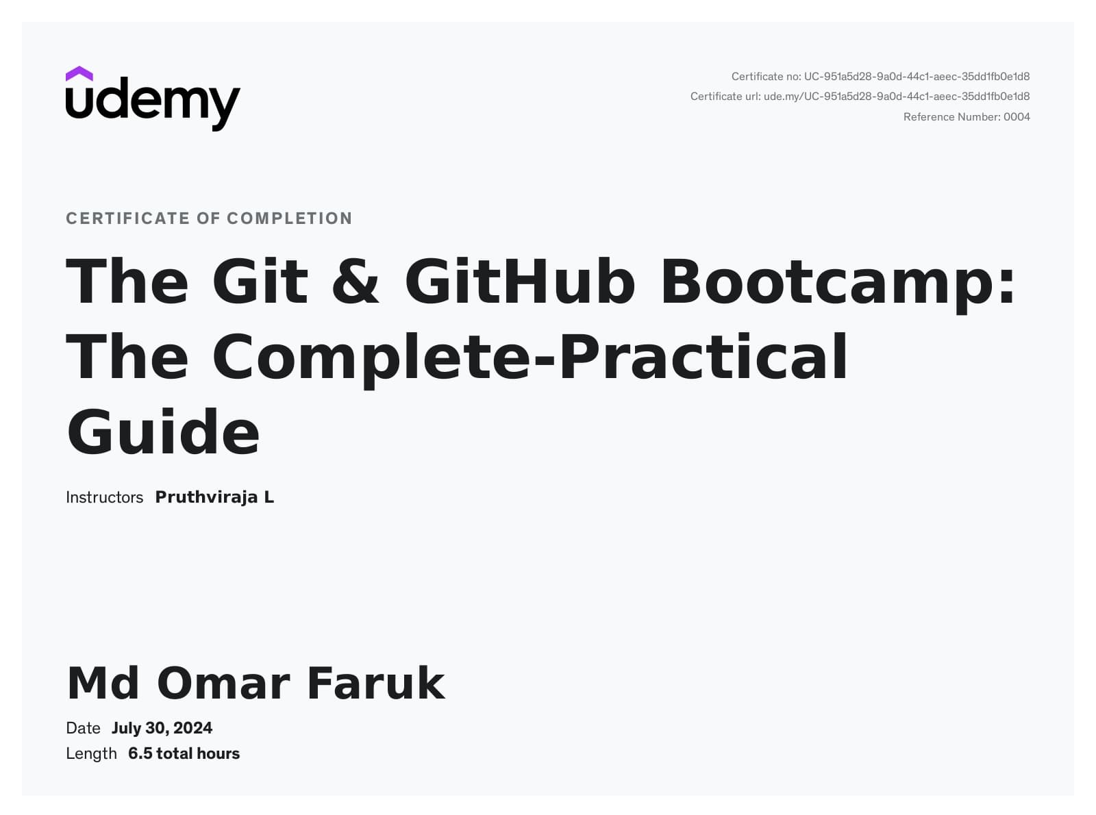 The Git & GitHub Bootcamp: The Complete-Practical Guide