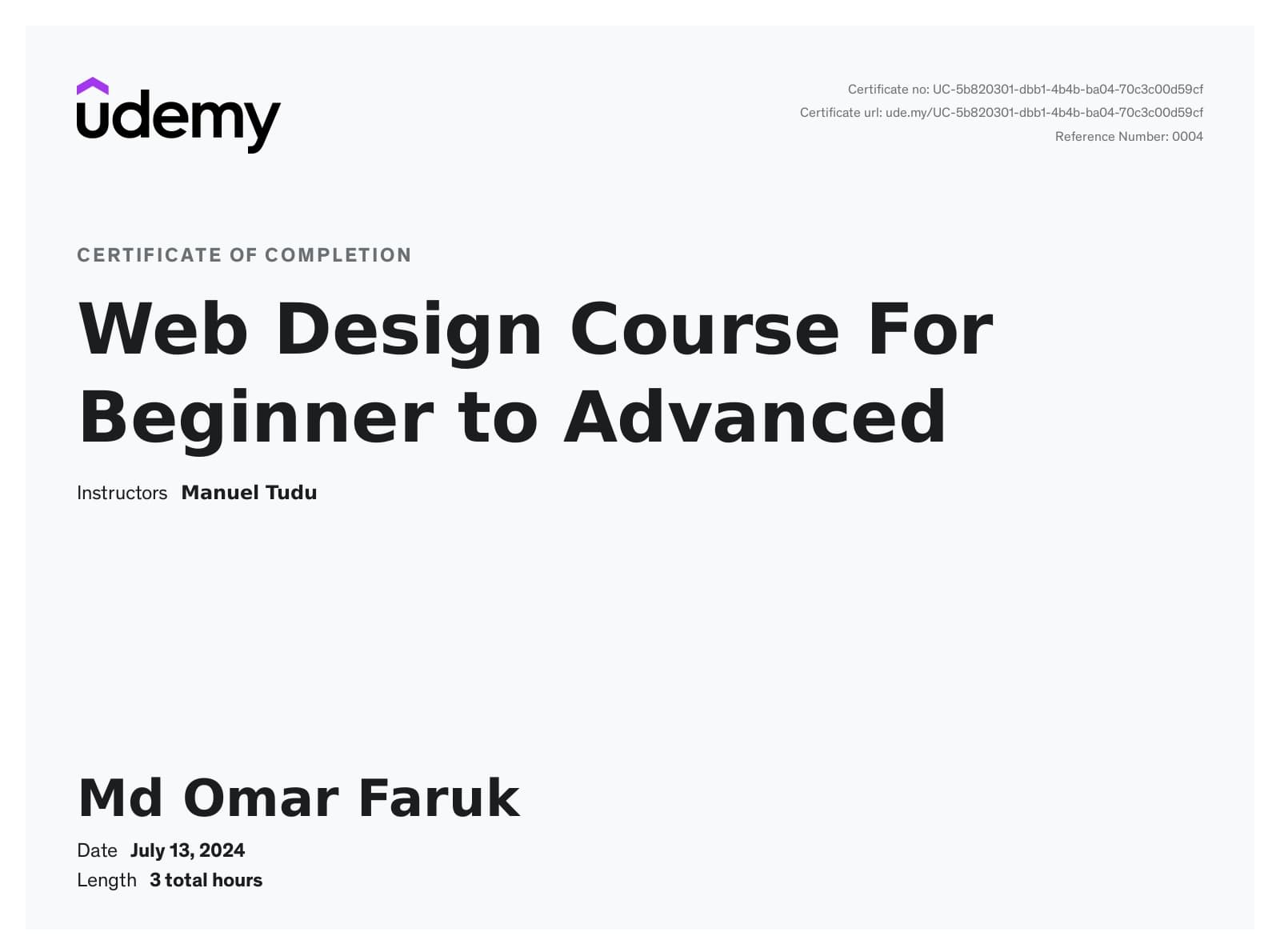 Web Design Course For Beginner to Advanced